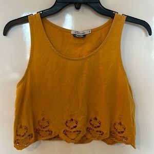 Yellow Crop Top